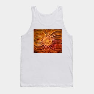 Orange gazania glowing Tank Top